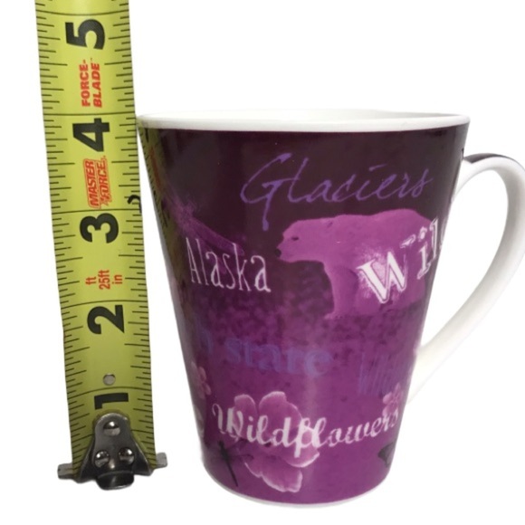 HTF Alaskan Pink Collage 11 OZ Coffee Mug - Picture 4 of 12